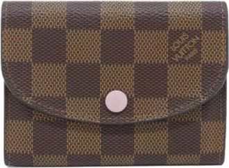 Louis Vuitton Pre-owned Wallets, female, Brown, Size: ONE SIZE Pre-owned Portefeuille Rosalie Damier Coin Case