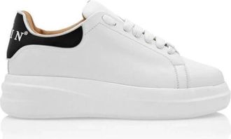 Philipp Plein Leren Low-Top Sneakers - Heren - Sneakers - Wit - 44 EU - Leer - Schoenen