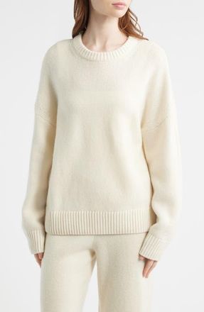 House of CB Bear Wool Sweater in Cream at Nordstrom, Size X-Large