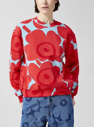 Marimekko Womens Leiot Unikko Kioski sweatshirt