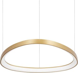 Ideal Lux Lampadario a Sospensione Contemporaneo Gemini Metallo Ottone Led 48W 3000K Ip20