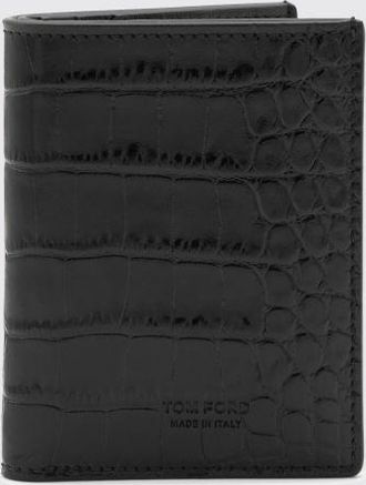 Tom Ford Portacarte di credito Tom Ford in pelle stampa cocco