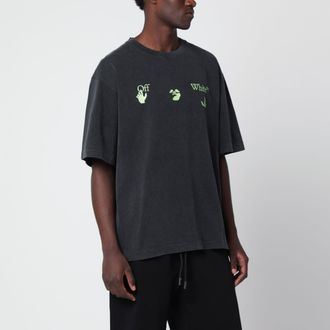 Off-white Vintage black T-shirt with logo prints