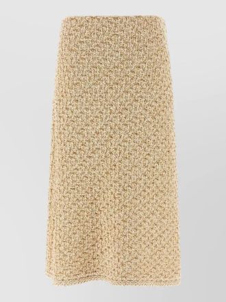 Fabiana Filippi denim tweed high-waisted skirt