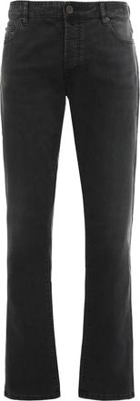 Moorer Jeans con design a cinque tasche - Grigio