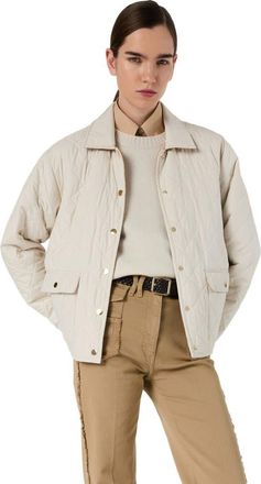 Gerard Darel Pheona Reversible Jacket in Natural at Nordstrom, Size X-Large