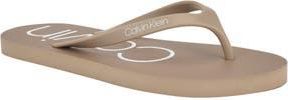 Calvin Klein Salma Flip Flop in Natural at Nordstrom Rack, Size 10