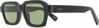 Retro Superfuture Caro Hiw Zonnebril - unisex - Zonnebrillen - Zwart - 52 MM - Accessoires