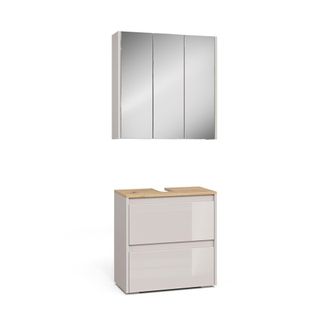 Vicco Conjunto De Muebles De Ba&ntilde;o Majest, Cachemira/artesanal, 2 Partes, Vicco