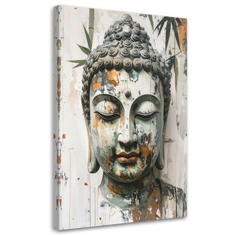Feeby Cuadro Sobre Lienzo, Buda De La Armon&iacute;a Zen Spa Bamb&uacute;, 80x120