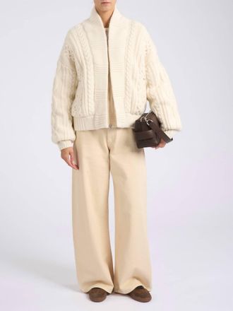 Parajumpers Nezuko Cardigan In Ivory Wool