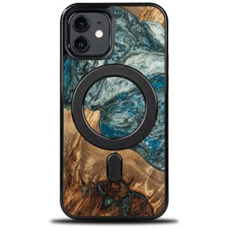 OEM Funda Bewood Unique Para Iphone 12/12 Pro - Planetas - Tierra Con Magsafe