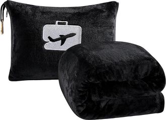 Luxury Home 2-In-1 Travel Blanket & Pillow