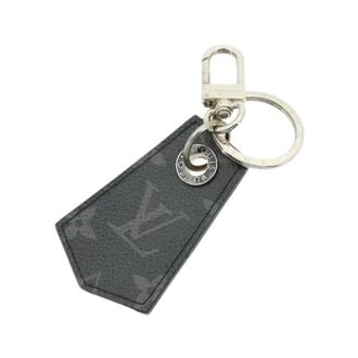 Louis Vuitton Pre-owned Accessories, female, Black, Size: ONE SIZE Pre-owned Canvas Keyring