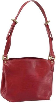 Louis Vuitton Pre-owned Vintage Shoulder Bag - Dames - Vintage Schoudertas - Rood - ONE Size - Leer - Vintage