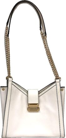 Michael Kors White Leather Tote Bag (Pre-Owned)