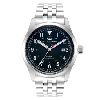 Glycine Combat Field Automatic Blue Dial Mens Watch GL0567