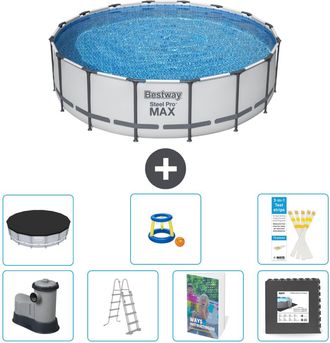 Bestway Piscina Bestway Steel Pro Max Redonda - 488x122 Cm - 8-piezas S525