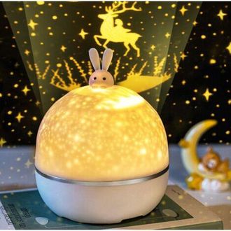 OEM Proyector De Luz Nocturna Para Beb&eacute;s Con Cielo Estrellado, Luz Nocturna Musical Y Luminosa Con Bluetooth, 8 Pel&iacute;culas, Luz Nocturna Giratoria De 360&deg; 