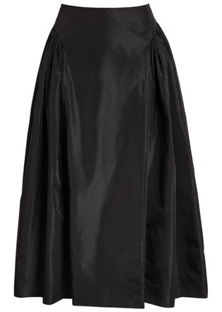 Simone Rocha Simone Rocha Hip Detail Bind Shell Midi Skirt - Black - 10 (UK10 / S)