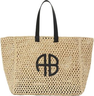 Anine Bing Grote Rio Tote Bag - Dames - Shoppers - Beige - ONE Size - Tassen