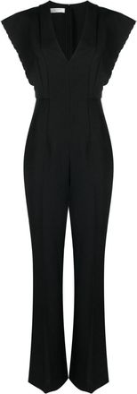 Philosophy di Lorenzo Serafini V-neck tailored jumpsuit - women - Polyester - 40 - Black