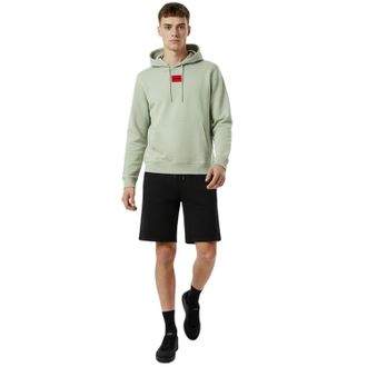 HUGO BOSS Hugo Heren Pullover Hoodie Katoenmix (Pastelgroen)
