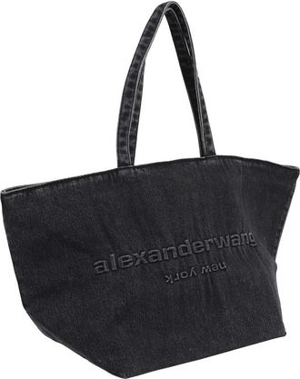 Alexander Wang Alexander Wang Shopper & Totes - Aged Denim Grey Punch Tote - Gr. unisize - in Schwarz - für Damen