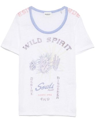 Isabel Marant Kiliann T-shirt - Wit