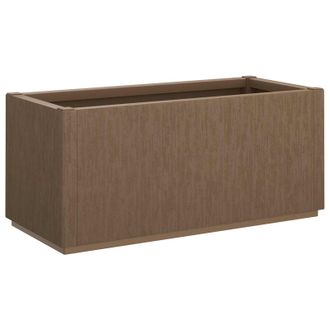 vidaXL Caja De Flores De Jard&iacute;n Marr&oacute;n 80 X 36 X 35 Cm Polipropileno Vidaxl