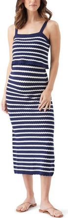 Ripe Pointelle Knit Nursing Dress in Navy /White at Nordstrom, Size X-Small Au
