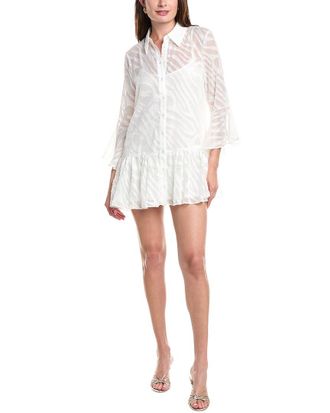 Milly Vierra Burnout Mini Dress