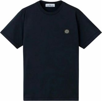 Stone Island Tassen - Heren - T-shirts - Blauw - M - Tops
