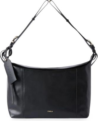 Furla Black Ginevra Large Shoulder Bag