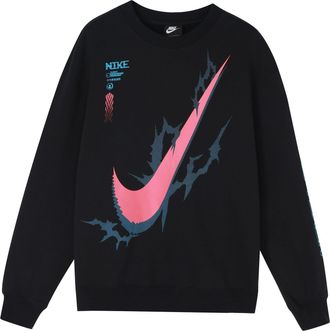 Nike x LPL Crossover Casual Sports Round Neck Pullover Knit Black DA5005-010