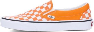 Vans Geruite Slip-on Sneaker Oranje Tijger - Heren - Sneakers - Oranje - 44 1/2 EU - Schoenen
