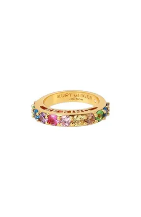 Kurt Geiger Be Kind Ring in Rainbow Multi at Nordstrom, Size 8
