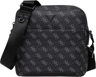 Guess Torino Heuptas - Heren - Schoudertassen - Zwart - ONE Size - Leer - Tassen