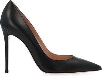 Gianvito Rossi Black Leather Heels