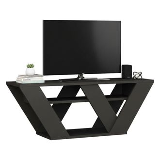 Dmora Mueble De Televisi&oacute;n Pegasus, Aparador De Sal&oacute;n, Mueble Bajo Para Tv, Base De Pared Equipada, 110x30h40 Cm, Antracita, Con Embalaje Reforzado - Dmora