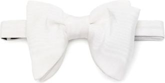 Tom Ford Papillon in seta - Bianco