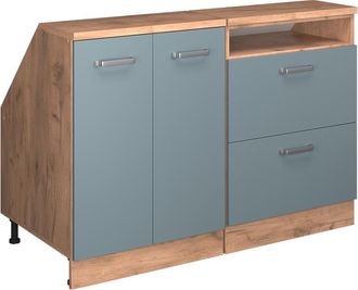 Vicco Conjunto De Armarios Para Techo Inclinado Rion, Gris Azulado, 120 Cm Lote De 2 Carcasas De Armario 60 Cm De Profundidad, Vicco