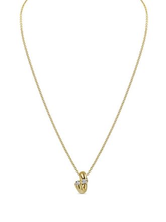 Pragnell 18kt yellow gold Eclipse spring necklace - women - 18kt Yellow Gold/Diamond - One Size