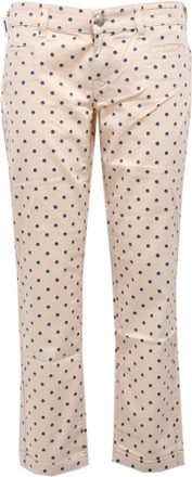 Jacob Cohen Stijlvolle broek- gemaakt in Itali&euml; - Dames - Straight fit broeken - Veelkleurig - W30 - Katoen - Broeken