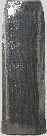 Oh April Maxirock mit Paillettenbesatz Modell Nika in Anthrazit, Gr&ouml;&szlig;e XS