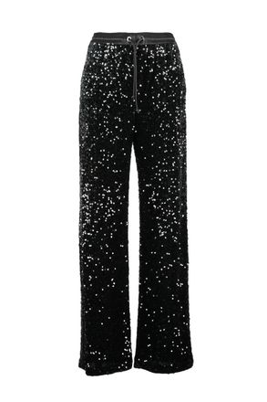 Emporio Armani Sequin Trousers Total - Black