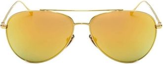 Isabel Marant Brown Multilayer Yellow Pilot Ladies Sunglasses IM 0011/S 040G/CU 60