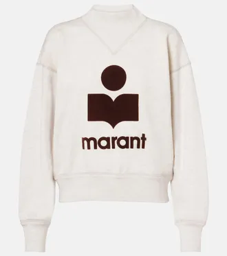 Isabel Marant Sudadera Moby en mezcla de algod&oacute;n con logo