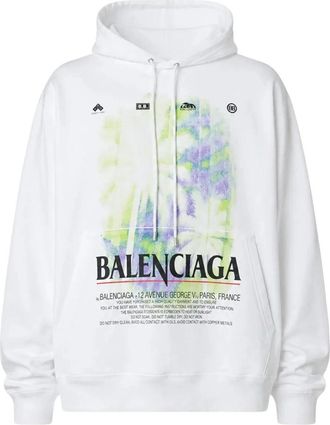 Balenciaga Heren, Sweatshirts & Hoodies, Wit, Maat: XL