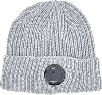 C.P. Company C.p. Company, Accessoires, Heren, Grijs, ONE Size, Wol, Cappellino
